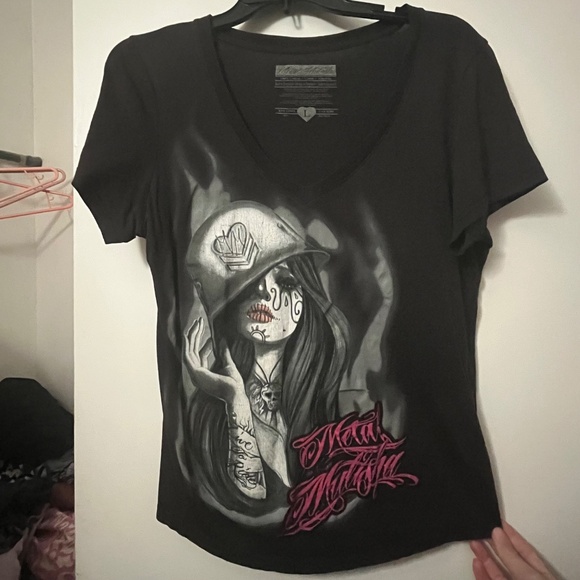 Metal Mulisha Women’s Juniors Tee Shirts Set of 2 - Picture 14 of 16